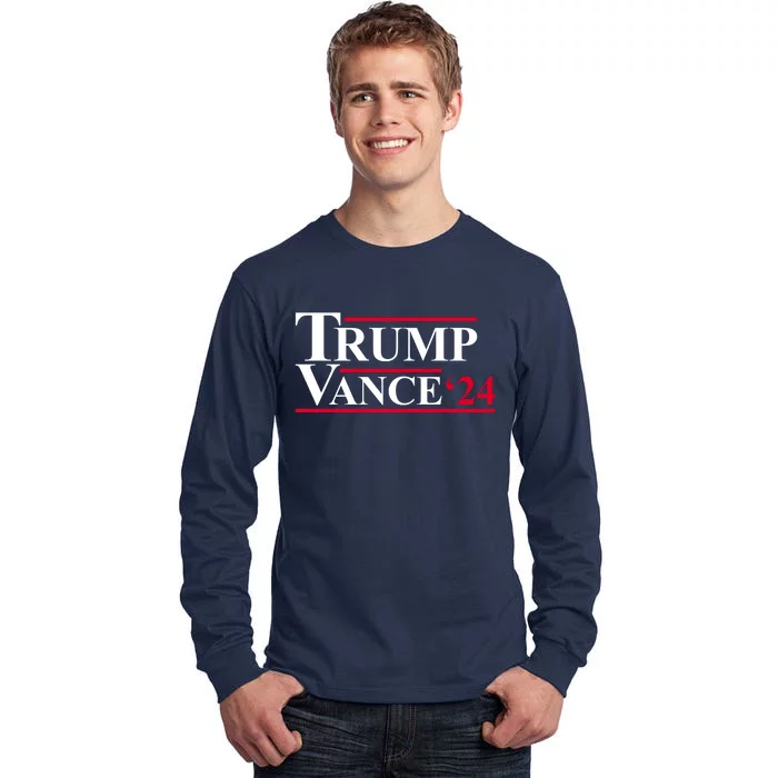 Trump Vance 2024 Election Tall Long Sleeve T-Shirt