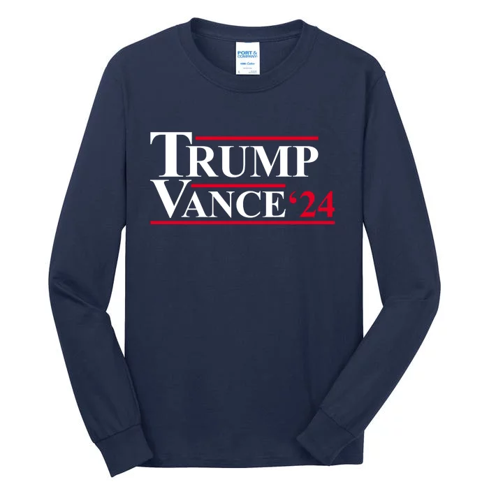 Trump Vance 2024 Election Tall Long Sleeve T-Shirt