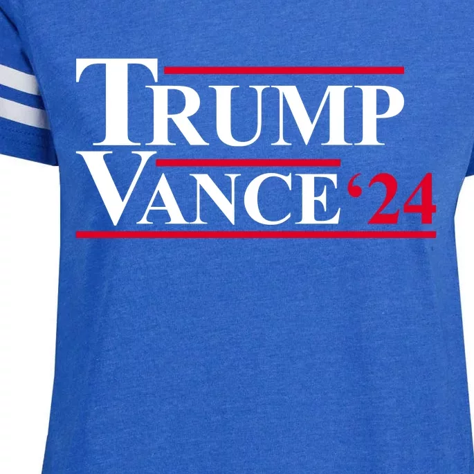 Trump Vance 2024 Election Enza Ladies Jersey Football T-Shirt