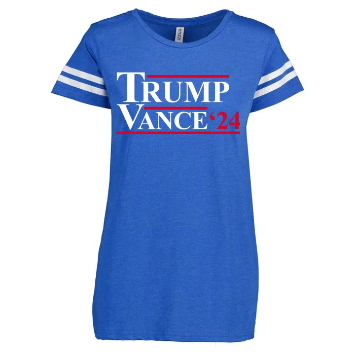 Trump Vance 2024 Election Enza Ladies Jersey Football T-Shirt