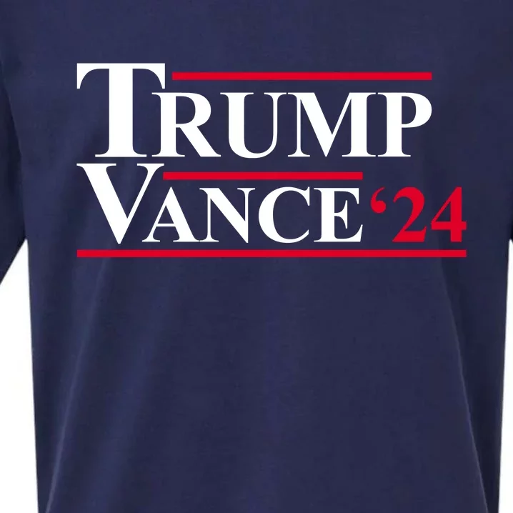 Trump Vance 2024 Election Sueded Cloud Jersey T-Shirt