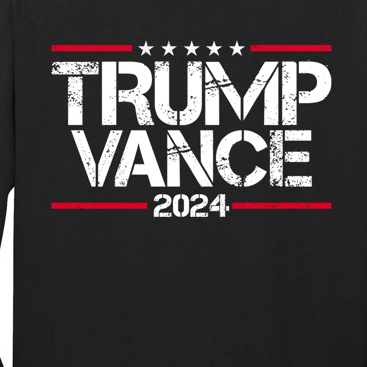 Trump Vance 2024 Election Vice President Tall Long Sleeve T-Shirt