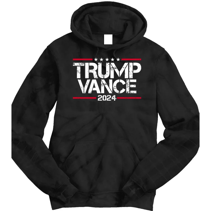 Trump Vance 2024 Election Vice President Tie Dye Hoodie