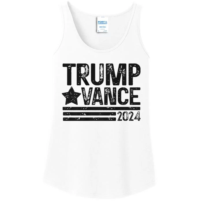 Trump Vance 2024 Vintage Retro Donald Trump 2024 Premium Ladies Essential Tank