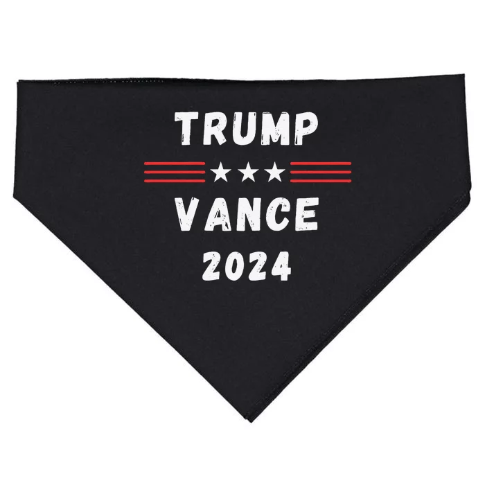 Trump Vance 2024 Vote Trump Vance 24 Im Voting Trump Vance USA-Made Doggie Bandana