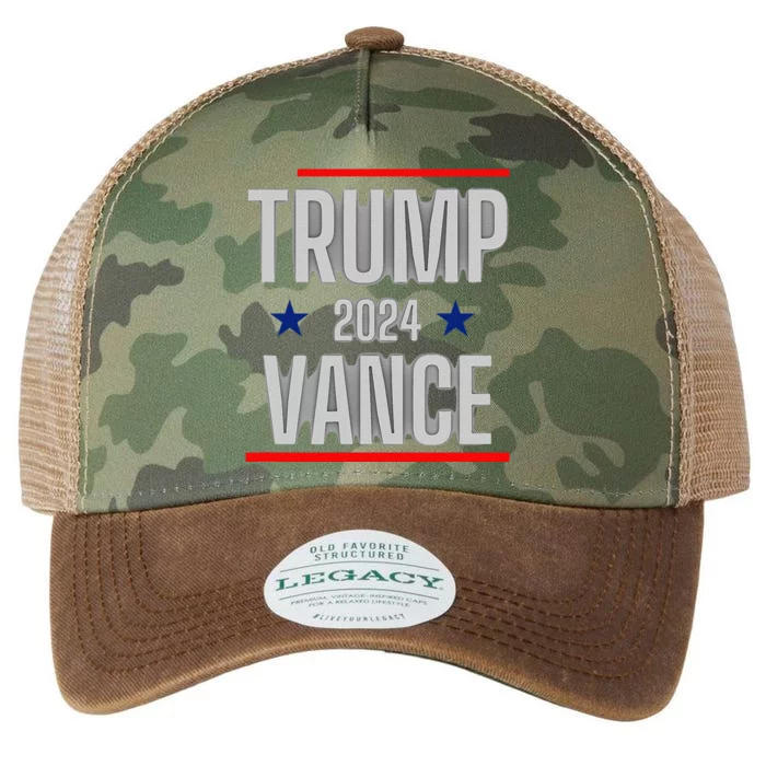 Trump Vance 2024 Presidential Race Legacy Tie Dye Trucker Hat