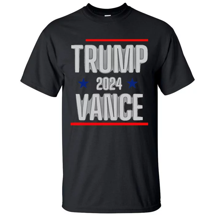 Trump Vance 2024 Presidential Race Tall T-Shirt