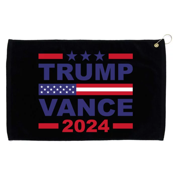 Trump Vance 2024 For President Vp Usa Election Patriotic Grommeted Golf Towel