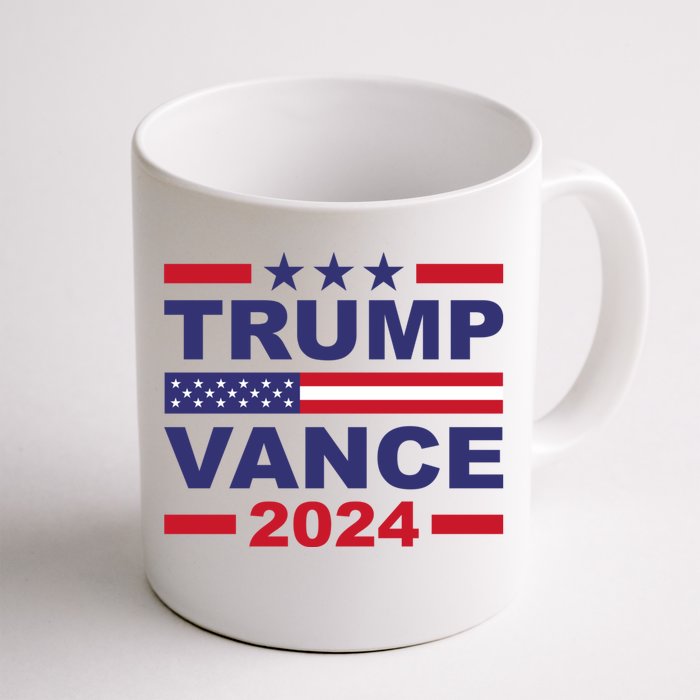 Trump Vance 2024 For President Vp Usa Election Patriotic Front & Back Coffee Mug