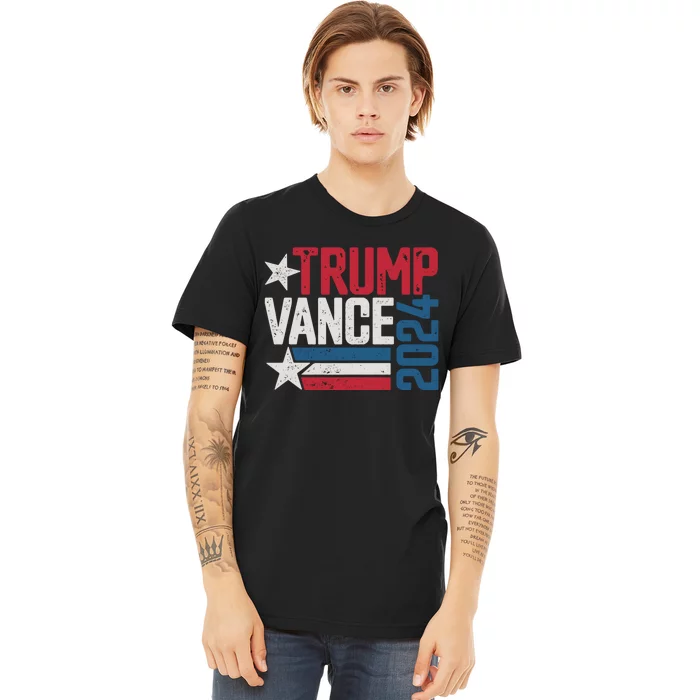 Trump Vance 2024 Vintage Distressed Trump Vance 2024 Premium T-Shirt