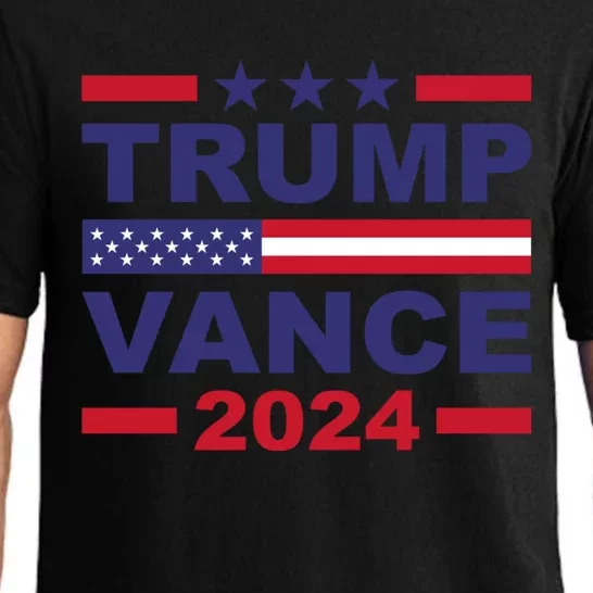 Trump Vance 2024 For President Vp Usa Election Patriotic Pajama Set