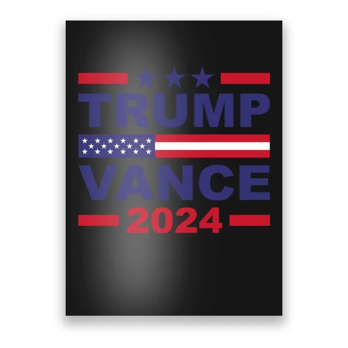 Trump Vance 2024 For President Vp Usa Election Patriotic Poster