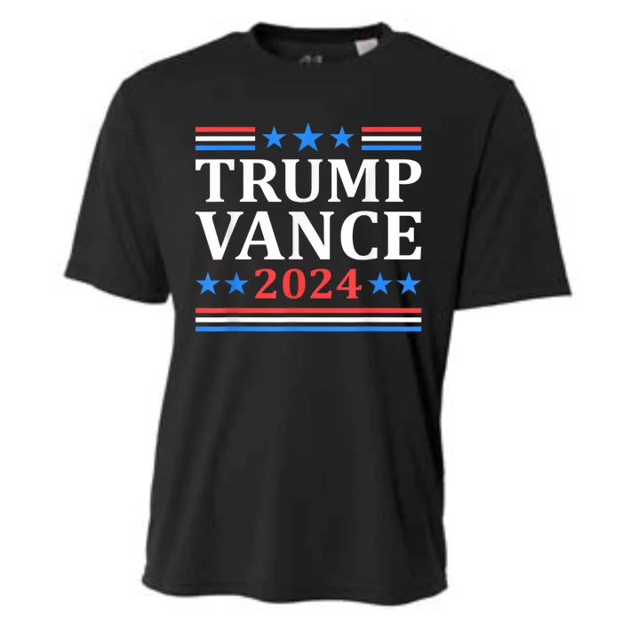 Trump Vance 2024 For President Vp Usa Election Patriotic Cooling Performance Crew T-Shirt