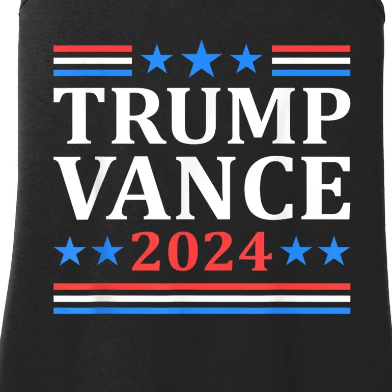 Trump Vance 2024 For President Vp Usa Election Patriotic Ladies Essential Tank