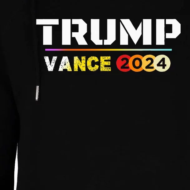 Trump Vance 2024 Vote Trump Patriotic American Womens Funnel Neck Pullover Hood