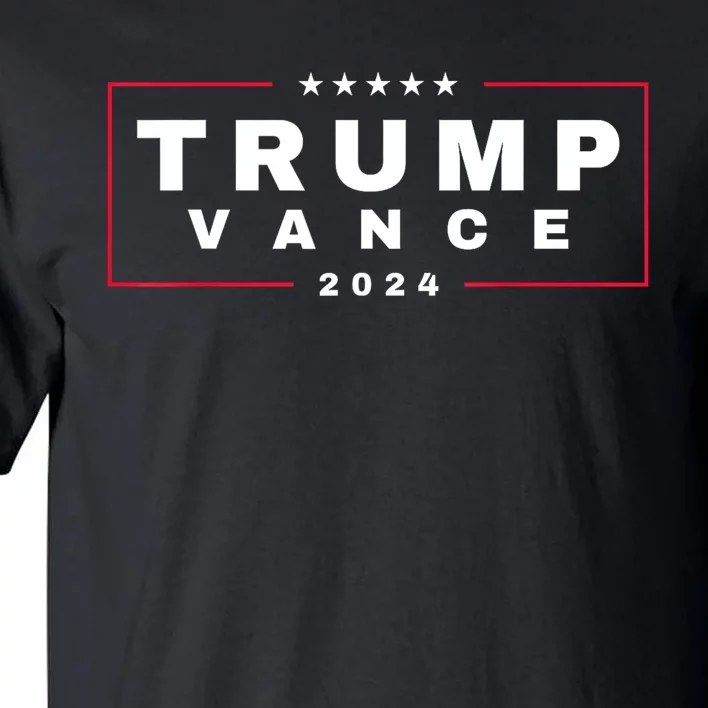 Trump Vance 2024 Vote Trump Retro Vintage Usa Flag Style Tall T-Shirt