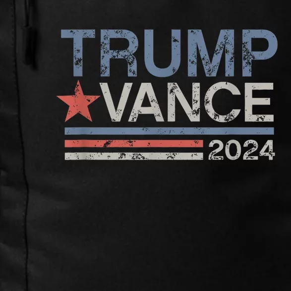 Trump Vance 2024 Retro Stripe Trump Jd Vance Daily Commute Backpack