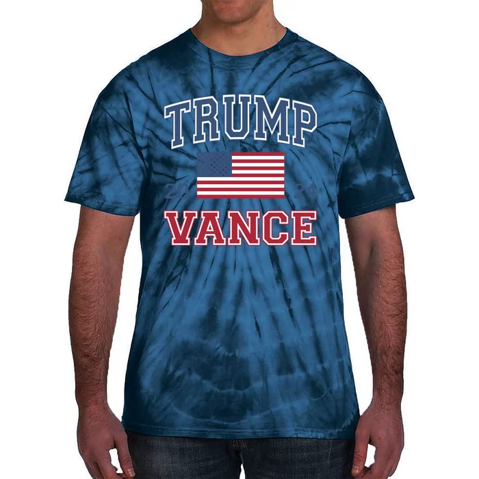 Trump Vance 2024 Donald Trump J.D. Vance For President Tie-Dye T-Shirt