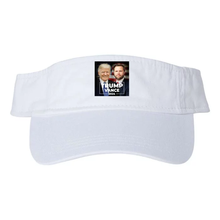 Trump Vance 2024 President Trump Supporter Reelection Valucap Bio-Washed Visor