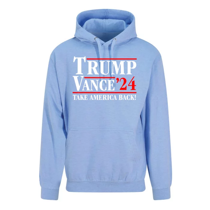 Trump Vance 2024 Us Flag Election President 2024 Unisex Surf Hoodie