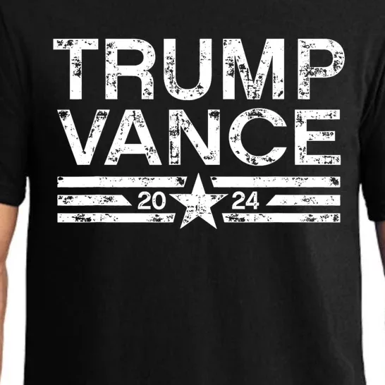 Trump Vance 2024 Us Flag Election President 2024 Pajama Set