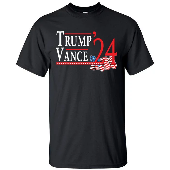 Trump Vance 2024 President Trump Supporter Reelection Tall T-Shirt