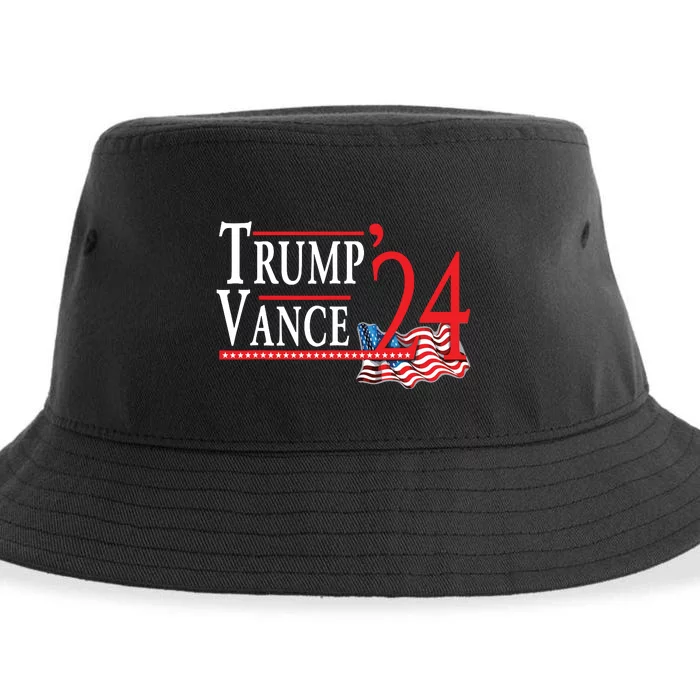 Trump Vance 2024 President Trump Supporter Reelection Sustainable Bucket Hat