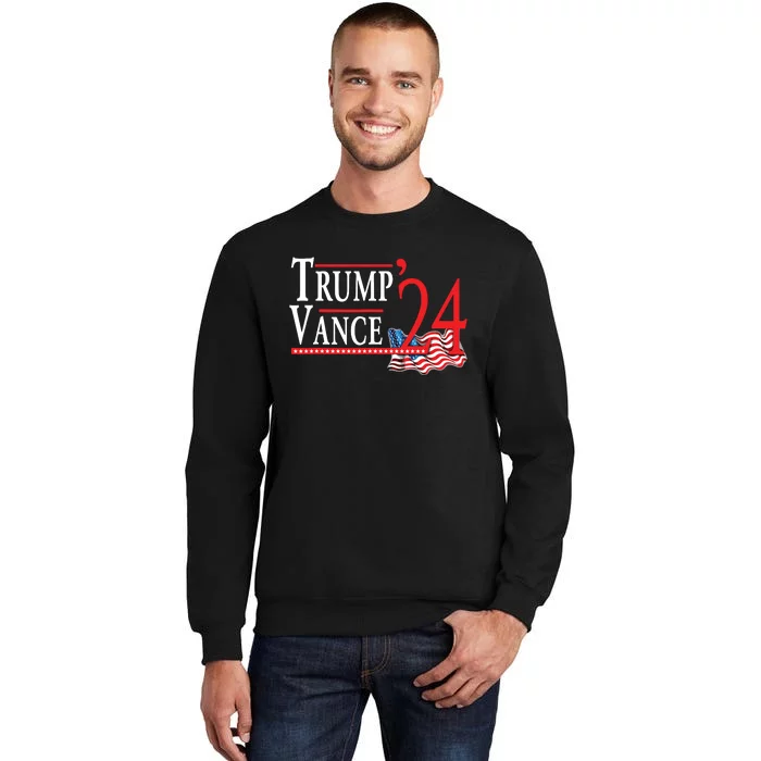 Trump Vance 2024 President Trump Supporter Reelection Tall Sweatshirt