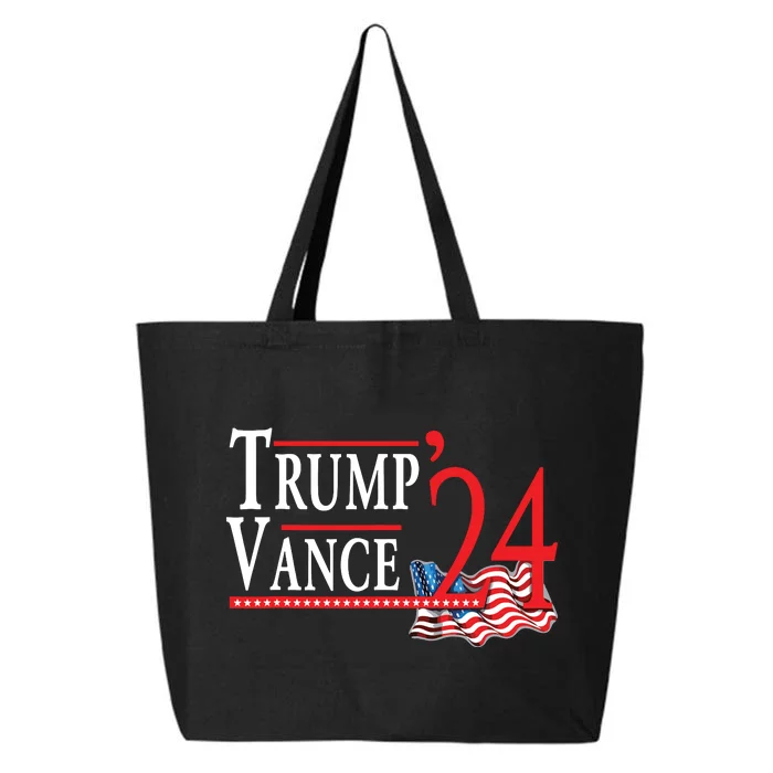 Trump Vance 2024 President Trump Supporter Reelection 25L Jumbo Tote