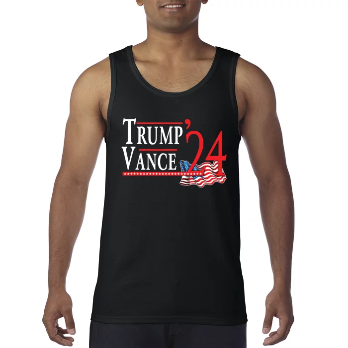 Trump Vance 2024 President Trump Supporter Reelection Tank Top