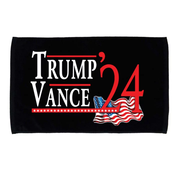 Trump Vance 2024 President Trump Supporter Reelection Microfiber Hand Towel