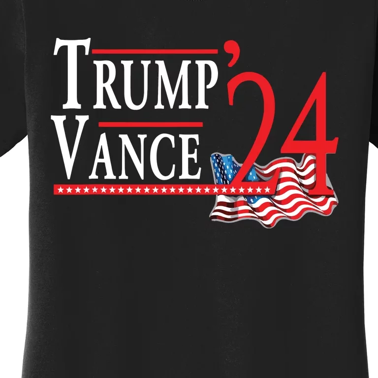 Trump Vance 2024 President Trump Supporter Reelection Women's T-Shirt