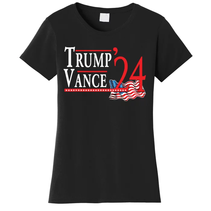 Trump Vance 2024 President Trump Supporter Reelection Women's T-Shirt