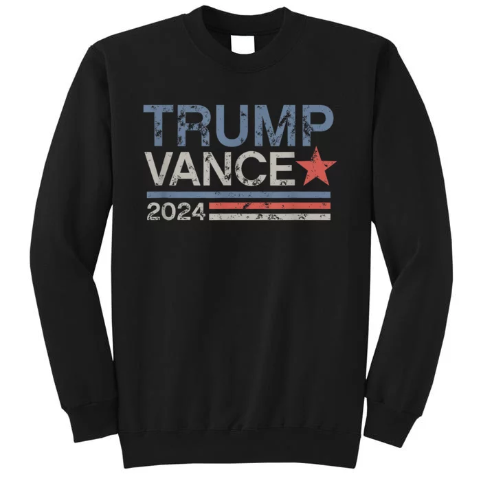 Trump Vance 2024 Retro Stripe Trump Jd Vance Sweatshirt