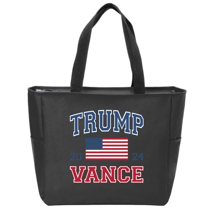 Trump Vance 2024 Donald Trump Jd Vance For President Zip Tote Bag