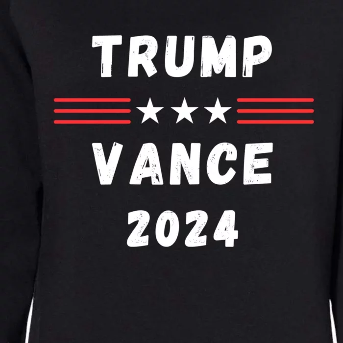 Trump Vance 2024 Vote Trump Vance 24 Im Voting Trump Vance Womens California Wash Sweatshirt