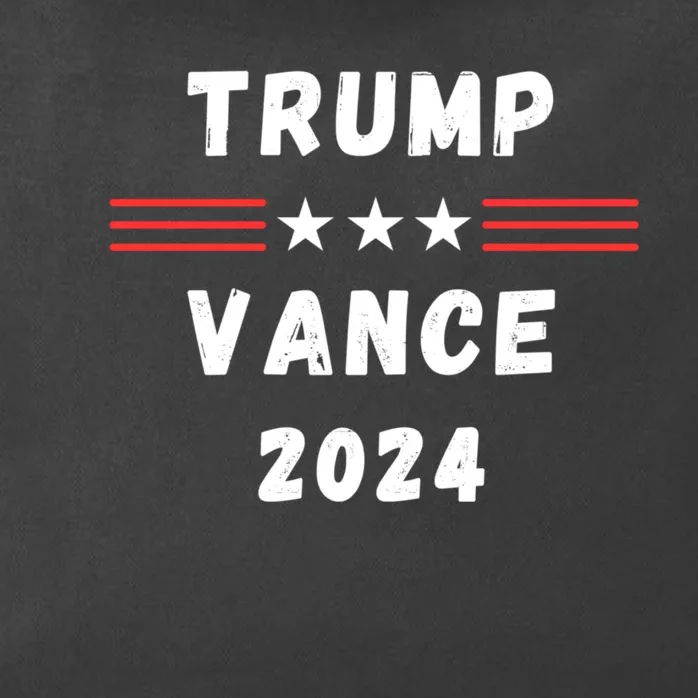 Trump Vance 2024 Vote Trump Vance 24 Im Voting Trump Vance Zip Tote Bag