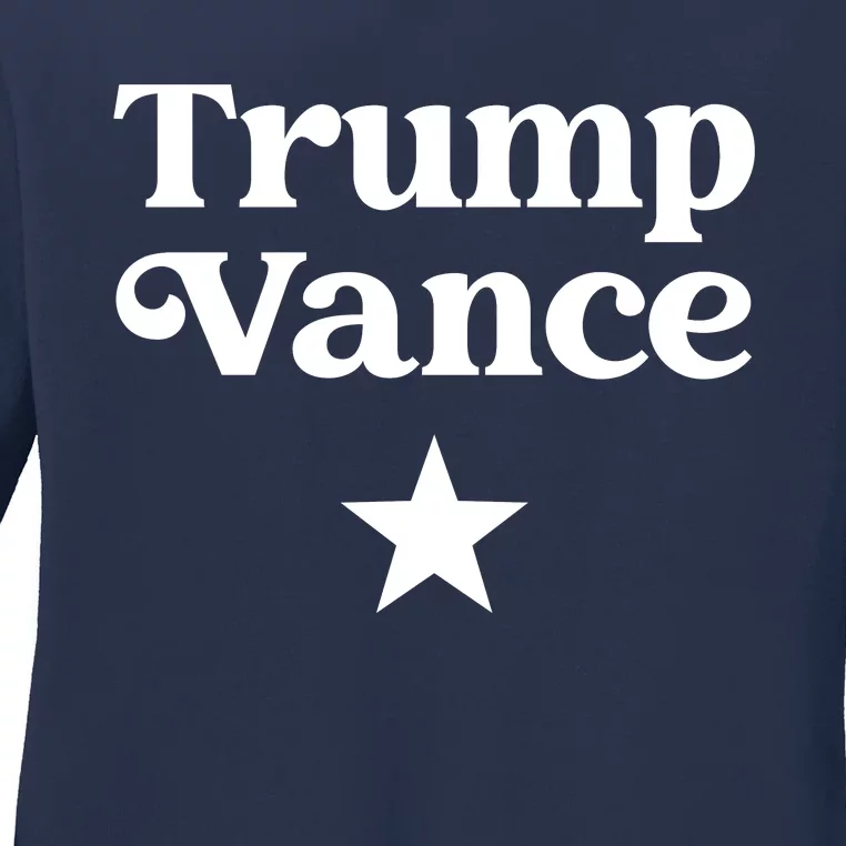 Trump Vance 2024 Ladies Long Sleeve Shirt