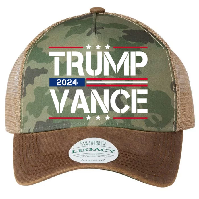 Trump Vance 2024 Usa Election Legacy Tie Dye Trucker Hat