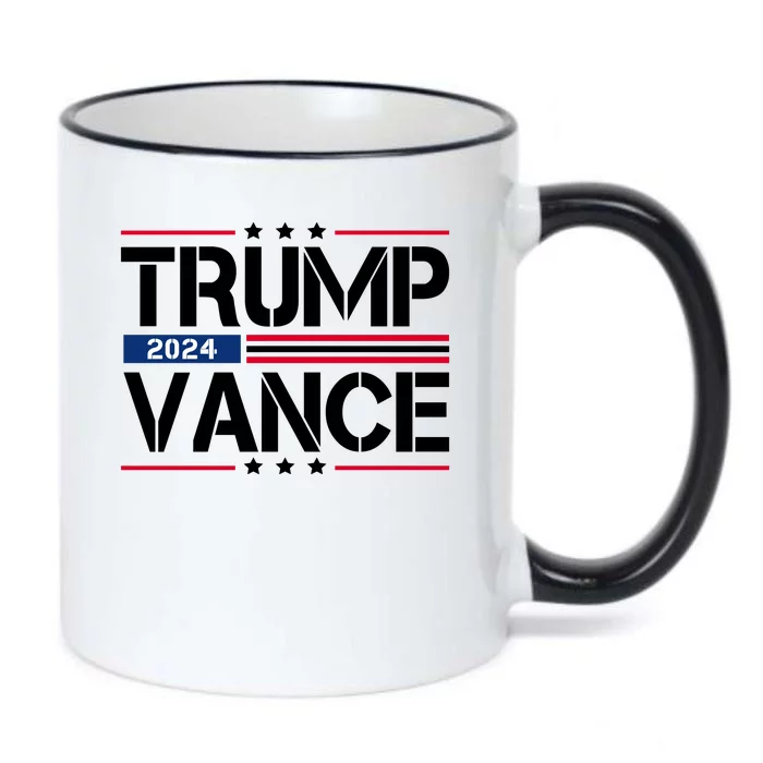 Trump Vance 2024 Usa Election Black Color Changing Mug