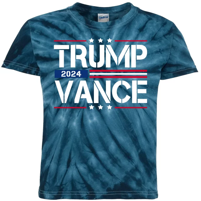 Trump Vance 2024 Usa Election Kids Tie-Dye T-Shirt