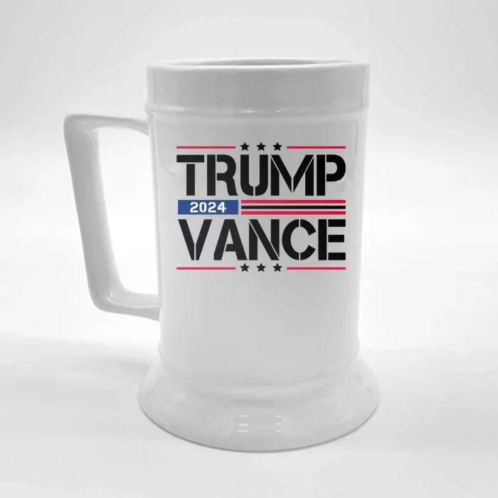 Trump Vance 2024 Usa Election Front & Back Beer Stein