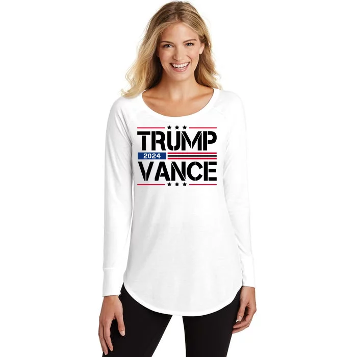 Trump Vance 2024 Usa Election Women's Perfect Tri Tunic Long Sleeve Shirt