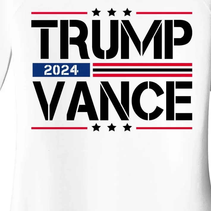 Trump Vance 2024 Usa Election Women's Perfect Tri Tunic Long Sleeve Shirt