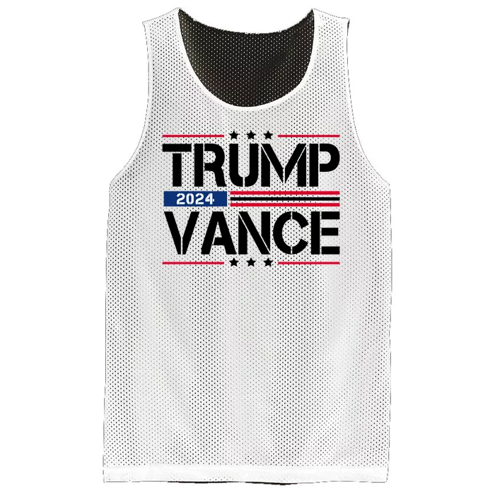 Trump Vance 2024 Usa Election Mesh Reversible Basketball Jersey Tank