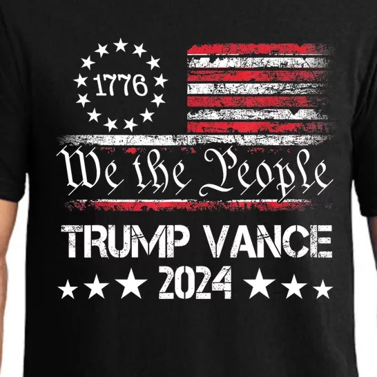 Trump Vance 2024 President Trump Supporter Reelection Pajama Set