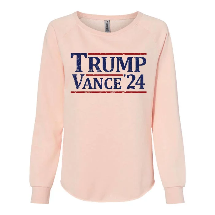 Trump Vance 24 Vintage 2024 Womens California Wash Sweatshirt