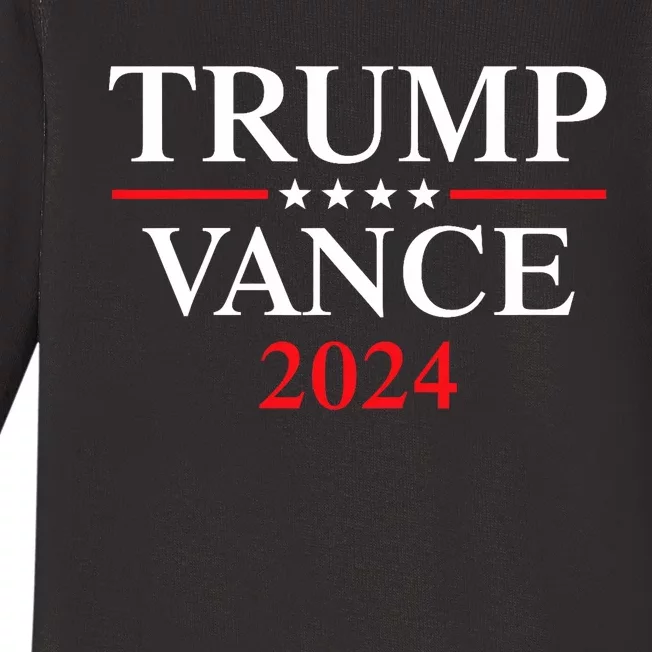 Trump Vance 2024 Baby Long Sleeve Bodysuit