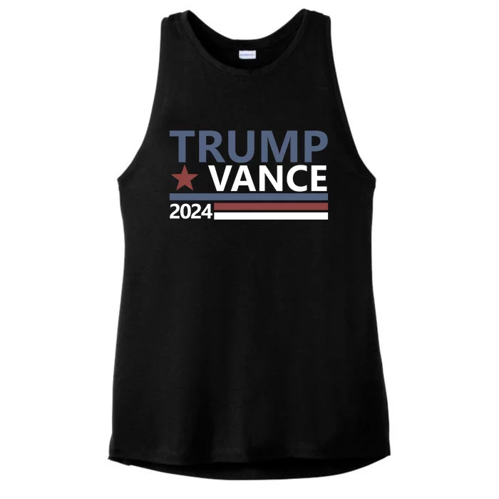 Trump Vance 2024 For President Vp Usa Election Patriotic Ladies Tri-Blend Wicking Tank