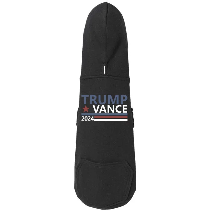 Trump Vance 2024 For President Vp Usa Election Patriotic Doggie 3-End Fleece Hoodie